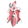 The 3D Lurantis model made into a 2D sprite